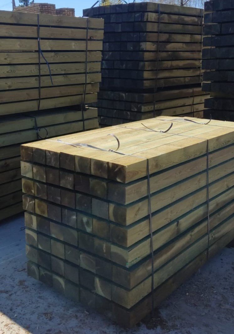 Treated square posts 100×100, 99 ppp - MRM TimberCrafter Ltd